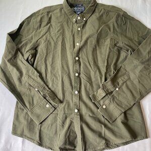 American Rag Shirt Mens Size‎ XL Green Button Down Long Sleeve Casual Cotton